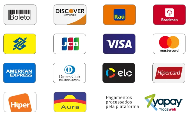 Formas de pagamento